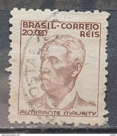 Brazil Regular Stamp Cod RHM 397 Maurity Militar 20000 Reis Filigree O 1942 Circulated 21 - Usados