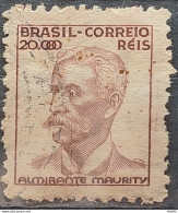 Brazil Regular Stamp Cod RHM 397 Maurity Militar 20000 Reis Filigree O 1942 Circulated 12 - Used Stamps
