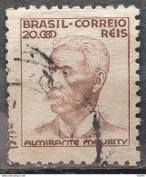 Brazil Regular Stamp Cod RHM 397 Maurity Militar 20000 Reis Filigree O 1942 Circulated 19 - Gebraucht