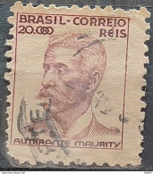 Brazil Regular Stamp Cod RHM 397 Maurity Militar 20000 Reis Filigree O 1942 Circulated 17 - Used Stamps