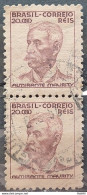 Brazil Regular Stamp Cod RHM 397 Maurity Militar 20000 Reis Filigree O 1942 Circulated 1 - Oblitérés