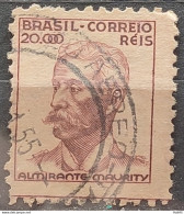 Brazil Regular Stamp Cod RHM 397 Maurity Militar 20000 Reis Filigree O 1942 Circulated 13 - Oblitérés