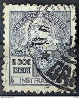 Brazil Regular Stamp Cod Rhm 308 Grandma Instruction 2000 Reis Filigree N 1936 Circulated 8 - Gebraucht