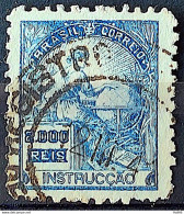 Brazil Regular Stamp Cod Rhm 308 Grandma Instruction 2000 Reis Filigree N 1936 Circulated 14 - Gebraucht