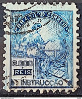 Brazil Regular Stamp Cod RHM 294Es Grandpa Instruction 2000 Reis No Filigreee L Dent 11 12 1934 Circulated 2 - Used Stamps