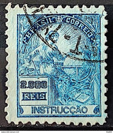 Brazil Regular Stamp Cod RHM 294Es Grandpa Instruction 2000 Reis No Filigree L Dent 11 12 1934 Circulated 5 - Usati