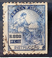 Brazil Regular Stamp Cod RHM 294Es Grandpa Instruction 2000 Reis No Filigree L Dent 11 12 1934 Circulated 28 - Gebraucht