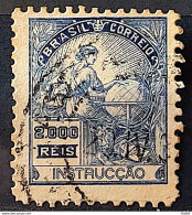 Brazil Regular Stamp Cod RHM 294Es Grandpa Instruction 2000 Reis No Filigree L Dent 11 12 1934 Circulated 25 - Usados