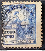 Brazil Regular Stamp Cod RHM 294Es Grandpa Instruction 2000 Reis No Filigree L Dent 11 12 1934 Circulated 13 - Used Stamps