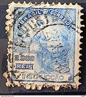 Brazil Regular Stamp Cod RHM 294Es Grandpa Instruction 2000 Reis No Filigree L Dent 11 12 1934 Circulated 15 - Gebruikt