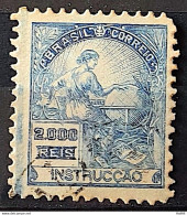 Brazil Regular Stamp Cod RHM 294Es Grandpa Instruction 2000 Reis No Filigree L Dent 11 12 1934 Circulated 11 - Oblitérés