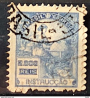 Brazil Regular Stamp Cod RHM 294 Grandpa Instruction 2000 Reis Filigree L 1934 Circulated 5 - Oblitérés
