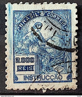 Brazil Regular Stamp Cod RHM 294 Grandpa Instruction 2000 Reis Filigree L 1934 Circulated 17 - Used Stamps