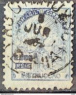 Brazil Regular Stamp Cod RHM 238 Vovo Instruction Education 2000 Reis Filigree F 1924 Circulated 3 - Oblitérés