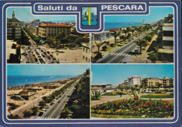 PESCARA ABRUZZO ITALIE - VUES DIFFERENTES DE LA VILLE, EDITION D8 PESCARA, CACHET ROND DE 1983, VOIR LES SCANNERS - Pescara