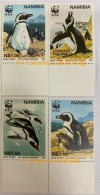 Namibia 1997 Endangered Species Jackass Penguin Birds Antarctic Animals Fauna Bird Penguins Polar Stamps MNH - Namibië (1990- ...)