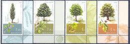 2018. Moldova, Trees,  4v, Mint/** - Moldova