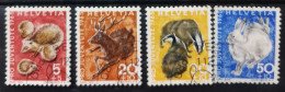 Schweiz 1965 Pro Juventute Wildtiere Mi 826/30° Gest. Nur 4v Von 5v - Used Stamps