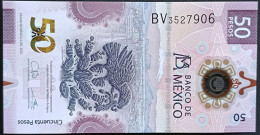 MEXICO $50 ! SERIES BV 6-DEC-2023 DATE ! Galia Borja Sign. AXOLOTL POLYMER NOTE Mint BU Crisp Read Descr. For Notes - Mexique