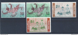 1963 Tailandia - SG 507-510 Settimana Corrispondenza 4 Valori MNH** - Thailand