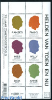 Netherlands 2010 Summer Welfare, Heroes From Past & Present 6v M/s, Mint NH, Performance Art - Sport - Music - Sport (.. - Unused Stamps