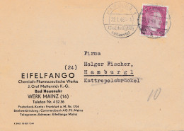 1945/46: Brief Aus Mainz 03/45 Nach Hamburg: Zustellung 1946 - Other & Unclassified