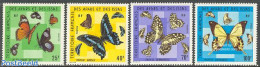 Afars And Issas 1975 Butterflies 4v, Mint NH, Nature - Butterflies - Unused Stamps