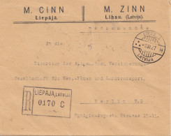 Lettland: 1927: Libau Nach Berlin - Einschreiben - Latvia