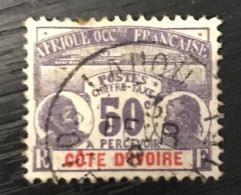 Timbre Taxe Oblitéré Côte D' Ivoire 1906 - Gebruikt