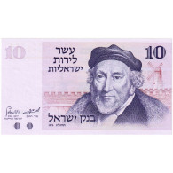 Israël, 10 Lirot, 1973, KM:39a, NEUF - Israel