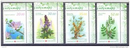 2013. Kyrgyzstan, Medical Plants, 4v Perforated, Mint/** - Kirgisistan