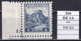 Czechoslovakia Pofis 266 DZ 1A MNH - Neufs