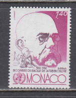 Monaco 1982 - Robert Koch, Bakteriologe, Nobelpreis 1908, Mi-Nr. 1537, MNH** - Nobelpreisträger