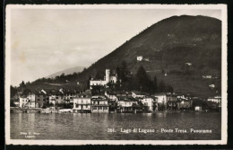 AK Ponte Tresa, Blick Vom Luganer See Auf Den Grenzort Zwischen Italien Und Der Schweiz  - Tresa