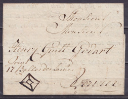 L. (accompagnant Des Colis) Datée 23 Novembre 1786 De BOIS-LE-DUC Pour VERVIERS - Man. "joint 17 Balles De Laines" - 1714-1794 (Paesi Bassi Austriaci)