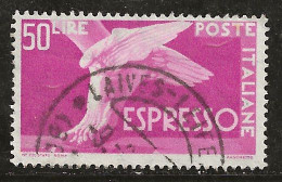 Italie 1955 N°Y.T. ; EX. 38 Obl. - Posta Espressa/pneumatica