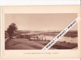 Vallée Marécageuse De La Somme à Chipilly, Photo Sépia Extraite D'un Livre Paru En 1933 - Non Classés