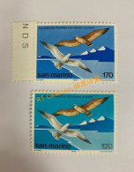 San Marino 1978 30th International Philatelic Exhibition Riccione Fauna Birds Seagulls Bird Seagull Animals Stamps MNH - Gaviotas