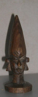 Tête Africaine Sculptée Sur Bois - Années 1960 - Arte Africana