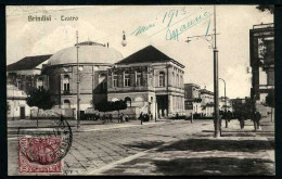 BRINDISI - Teatro - Viaggiata 1913 - Rif. 01013N - Brindisi