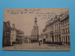 De MARKTPLAATS > Thielt ( Edit. : Thill ) Anno 1918 ( Zie Scans ) ! - Tielt