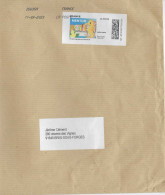 Montimbrenligne _ Affranchissement Par Internet - Menton - Citron - Hippocampe - Enveloppe Entière - Druckbare Briefmarken (Montimbrenligne)