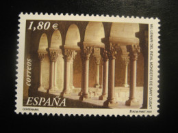 Edifil 3893 ** Unhinged Facial 1,80 Eur Stamp 2002 SANT CUGAT Monestir Monastery Abbey Monasterio SPAIN - Abbayes & Monastères