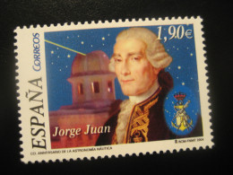 Edifil 4116 ** Unhing. Facial 1,90 Eur Stamp 2004 Astronomia Nautica San Fernando Observatory Astronomy Astronomie SPAIN - Astronomie