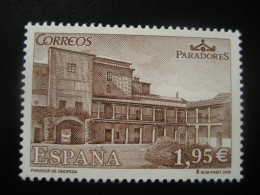 Edifil 4168 ** Unhinged Facial 1,95 Eur Stamp 2005 PARADOR DE OROPESA Toledo Paradores Hotel SPAIN - Hotel- & Gaststättengewerbe