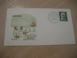 BRISBANE 1961 To Caulfield Mawson FDC Cancel Cover AAT AUSTRALIAN ANTARCTIC TERRITORY A.A.T. Antarctique - Lettres & Documents