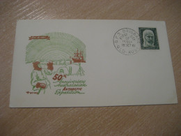 BRISBANE 1961 To Caulfield Mawson FDC Cancel Cover AAT AUSTRALIAN ANTARCTIC TERRITORY A.A.T. Antarctique - Cartas & Documentos