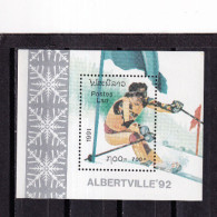 LI04 Laos 1991 Winter Olympic Games - Albertville, France Mint Mini Sheet - Laos