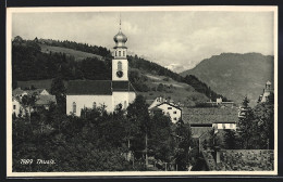 AK Thusis, Kirche Mit Umgebung  - Thusis