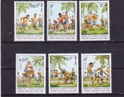 LI04 Laos 1982 Wrestling Mint Stamps - Laos